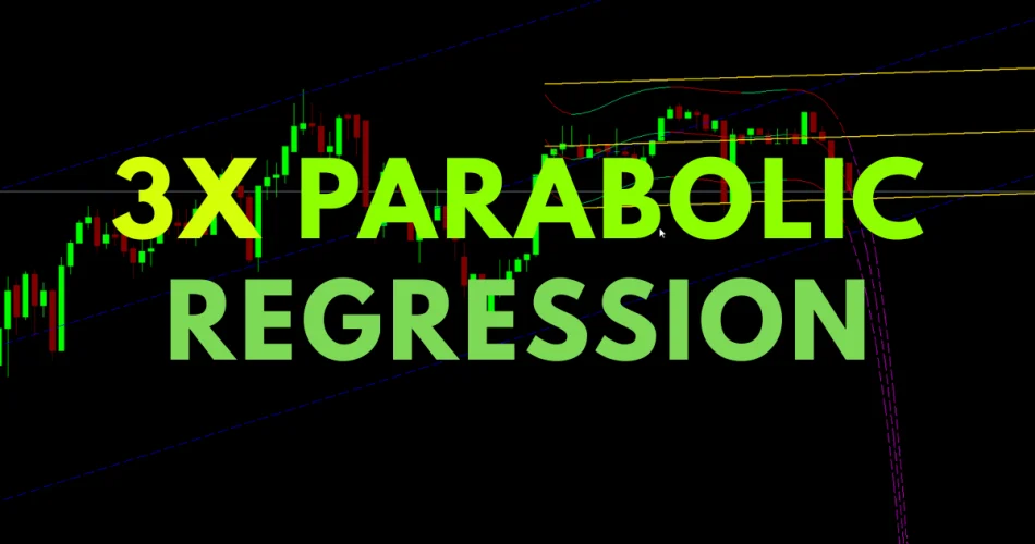 Settings panel of 3X Parabolic Regression Indicator MT5 with customizable options