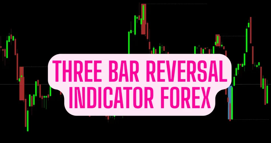 Three Bar Reversal Pattern Indicator showing bullish and bearish signals on MT4 chart