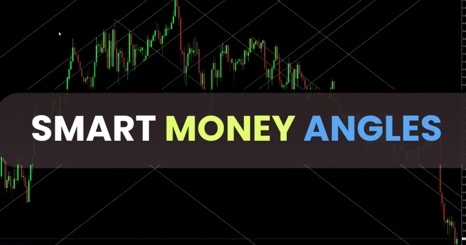 Smart Money Angles Indicator MetaTrader 4 with trendline confluence