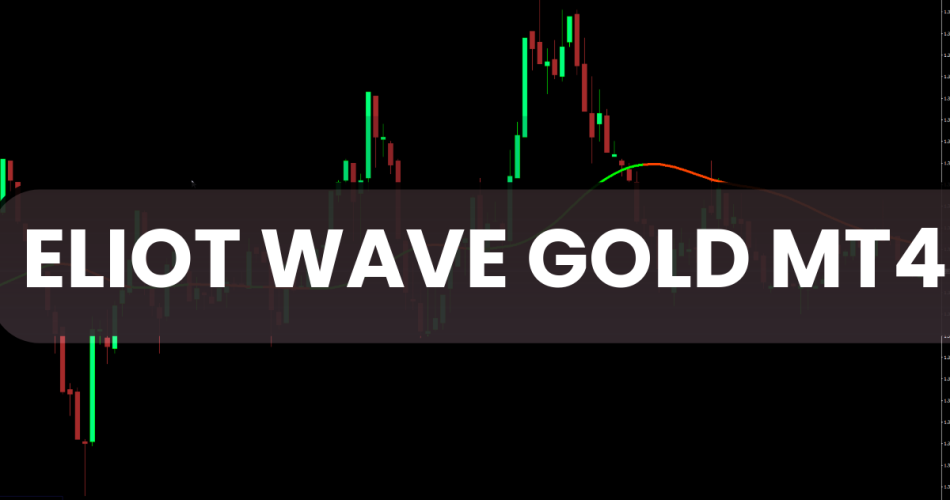 Eliot Wave Gold Indicator MT4 interface showing trend direction and alerts