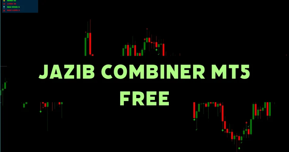 Jazib Combiner MT5 Dashboard showing multi-indicator signal confirmation and trend direction