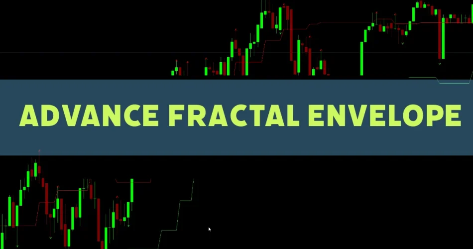 Forex chart with fractals and envelope bands used in MT5 trading strategy