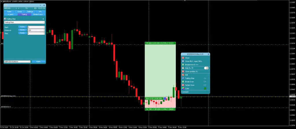 Forex Order Manager – Trade Panel for MT4 FREE Download screenshot